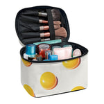 Egg Yolk Pattern Print Travel Makeup Bag