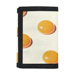 Egg Yolk Pattern Print Trifold Wallet