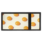Egg Yolk Pattern Print Trifold Wallet