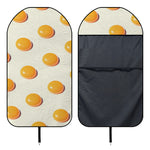 Egg Yolk Pattern Print Waterproof Car Seat Cover