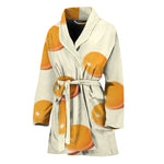 Egg Yolk Pattern Print Women's Bathrobe