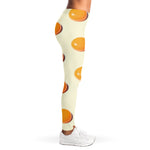Egg Yolk Pattern Print Women's Leggings