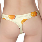 Egg Yolk Pattern Print Women's Thong