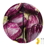 Eggplant Print Basketball