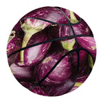 Eggplant Print Basketball