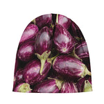 Eggplant Print Beanie