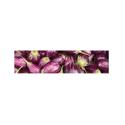 Eggplant Print Bed Runner