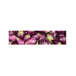 Eggplant Print Bed Runner