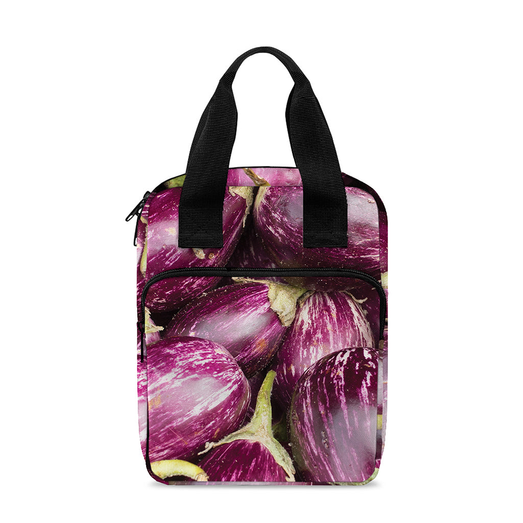Eggplant Print Bible Tote Bag