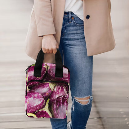 Eggplant Print Bible Tote Bag