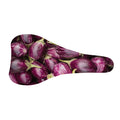 Eggplant Print Bicycle Seat Cover