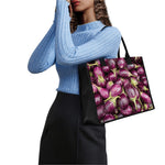 Eggplant Print Canvas Tote Bag