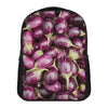 Eggplant Print Casual Backpack