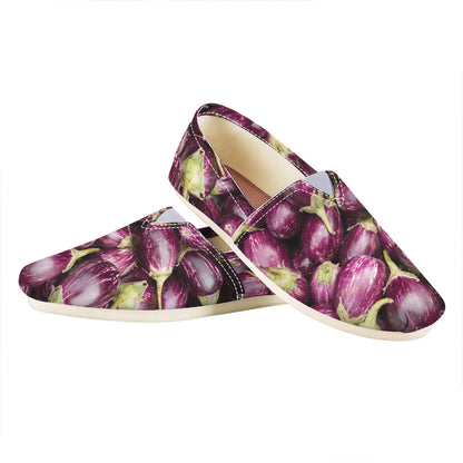 Eggplant Print Casual Shoes