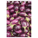 Eggplant Print Curtain