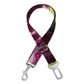 Eggplant Print Dog Seat Belt