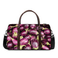 Eggplant Print Duffel Bag