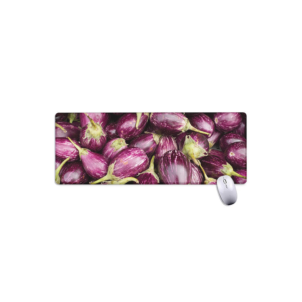 Eggplant Print Extended Mouse Pad