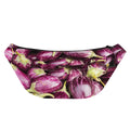 Eggplant Print Fanny Pack