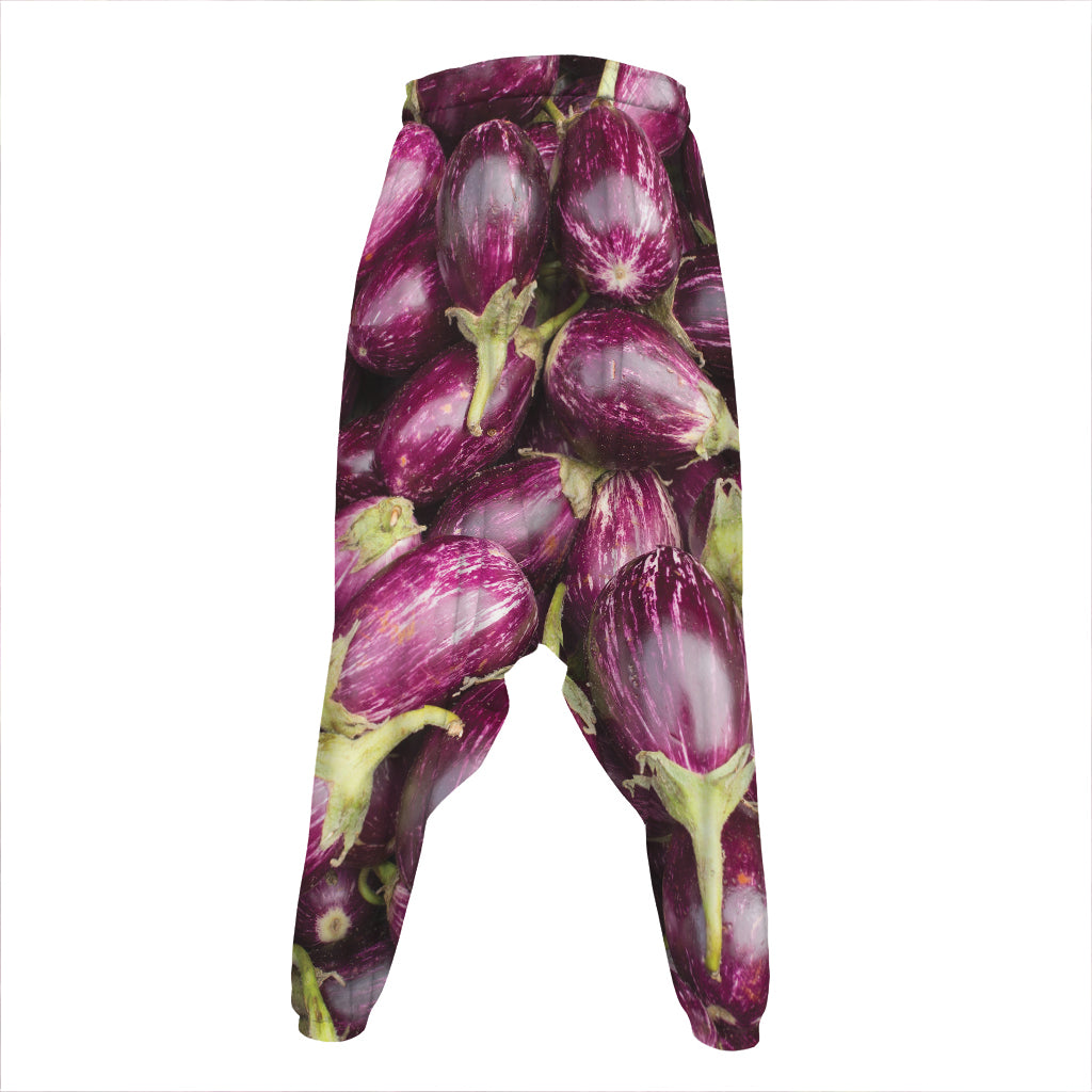 Eggplant Print Hammer Pants