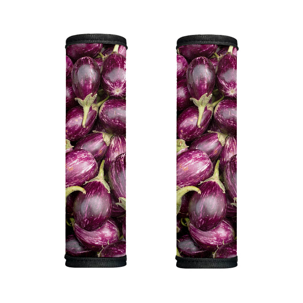 Eggplant Print Handle Covers