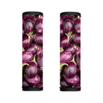 Eggplant Print Handle Covers