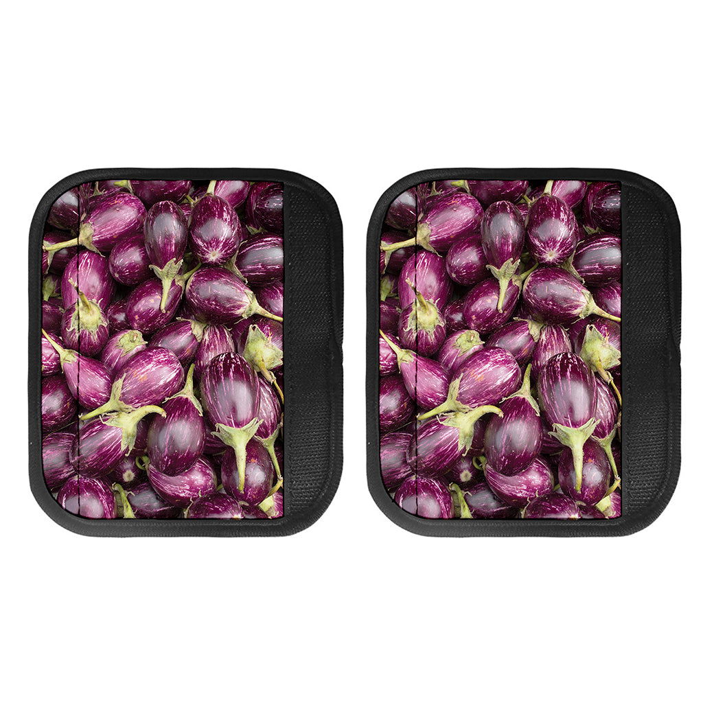 Eggplant Print Handle Covers