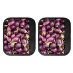 Eggplant Print Handle Covers