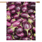 Eggplant Print House Flag