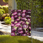 Eggplant Print House Flag