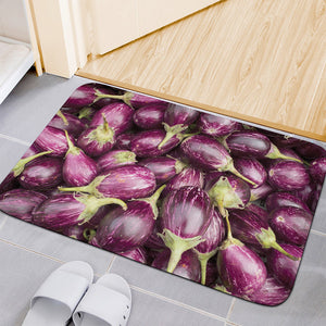 Eggplant Print Indoor Door Mat