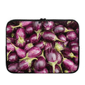 Eggplant Print Laptop Sleeve