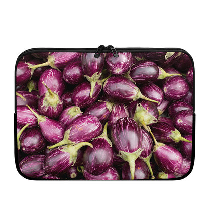Eggplant Print Laptop Sleeve