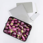 Eggplant Print Laptop Sleeve