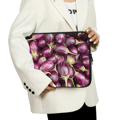 Eggplant Print Laptop Sleeve