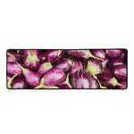 Eggplant Print Long Kitchen Mat