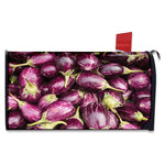 Eggplant Print Mailbox Cover