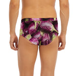 Eggplant Print Men's Briefs