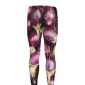 Eggplant Print Men's Leggings