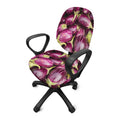 Eggplant Print Office Chair Cover