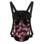 Eggplant Print Pet Carrier Backpack
