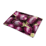 Eggplant Print Pet Cooling Mat Cover