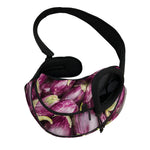 Eggplant Print Pet Sling Carrier