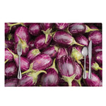 Eggplant Print Placemat