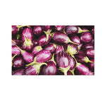 Eggplant Print Polyester Flag