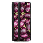 Eggplant Print Refrigerator Handle Covers