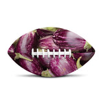 Eggplant Print Rugby Ball