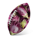 Eggplant Print Rugby Ball