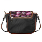 Eggplant Print Saddle Bag