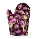 Eggplant Print Single Oven Mitt